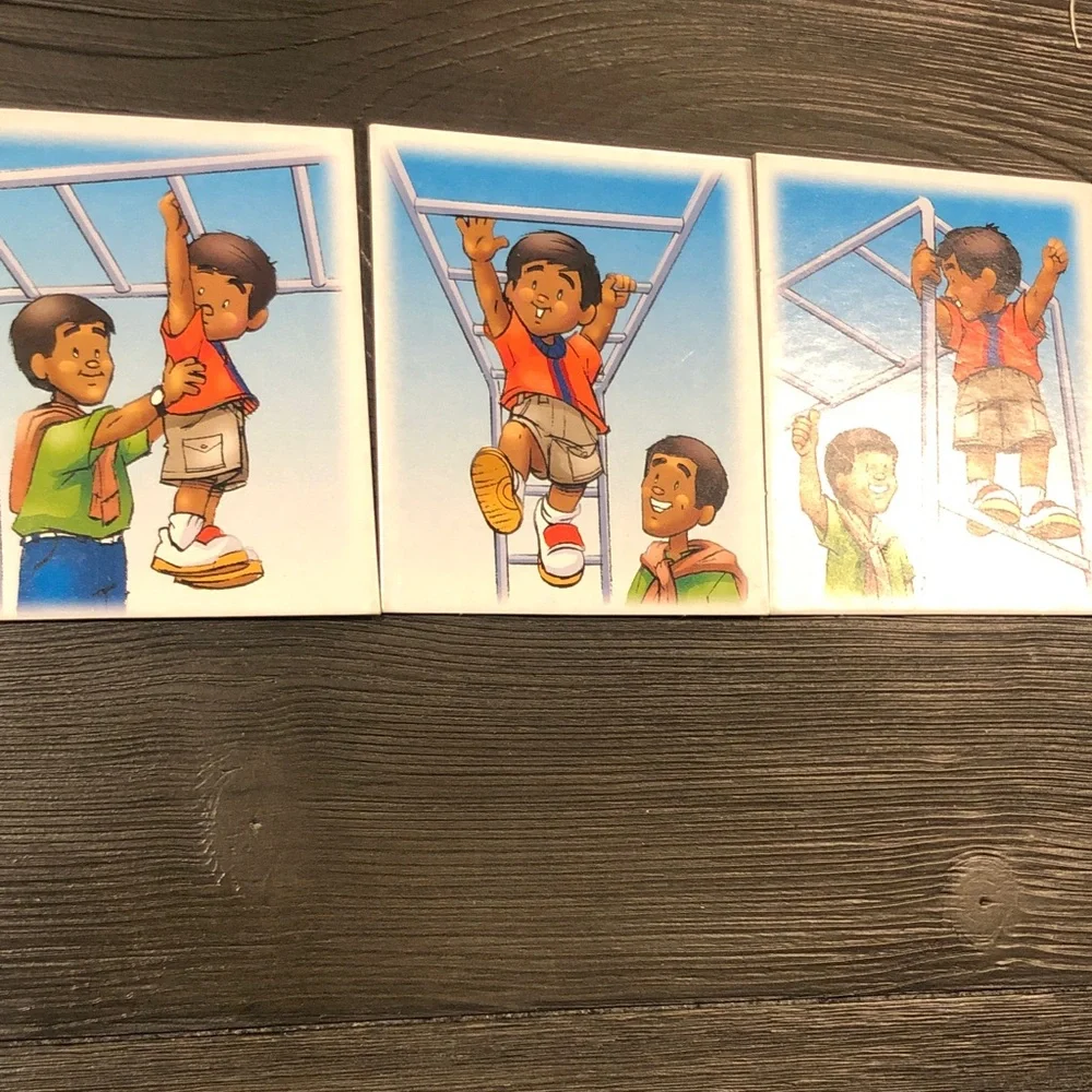 Learning to Sequence Kids Educational Card Game 3-scene sets
